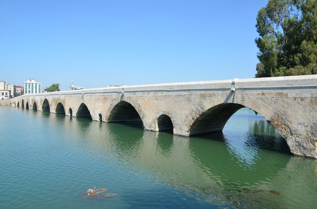 The Roman bridge in Adana, the city where Abit Süzülmüş was killed in 1957