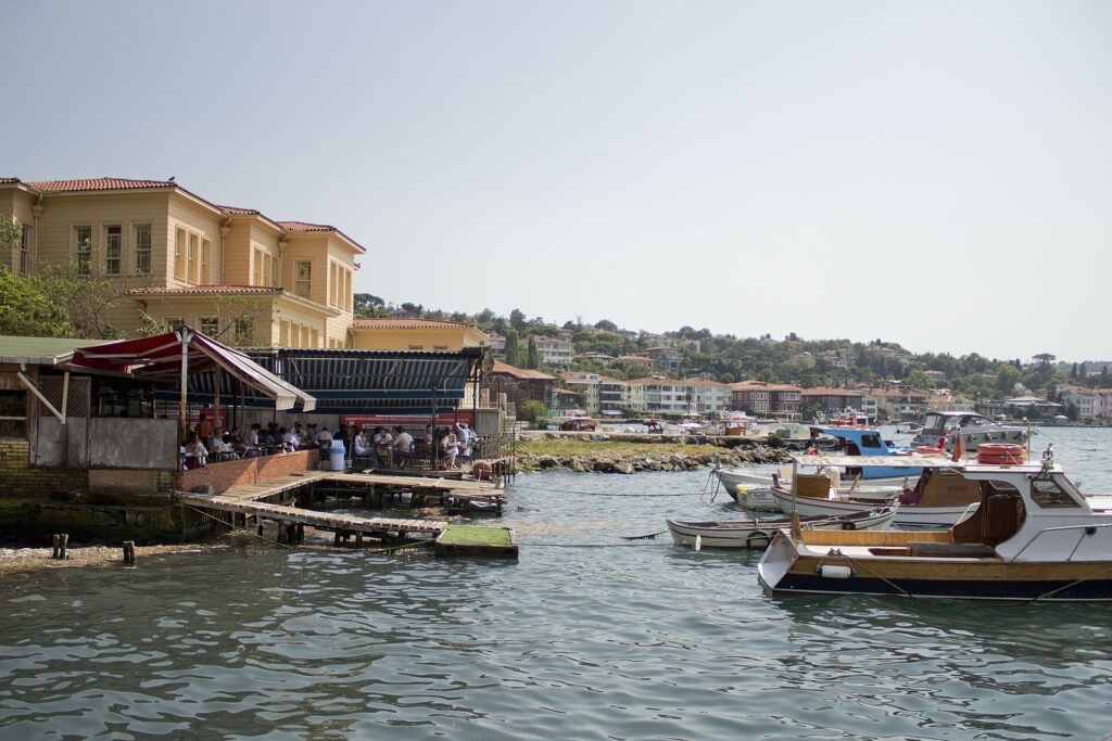 Çengelköy on the Bosphorus, Istanbul, where Kemal said he had lived