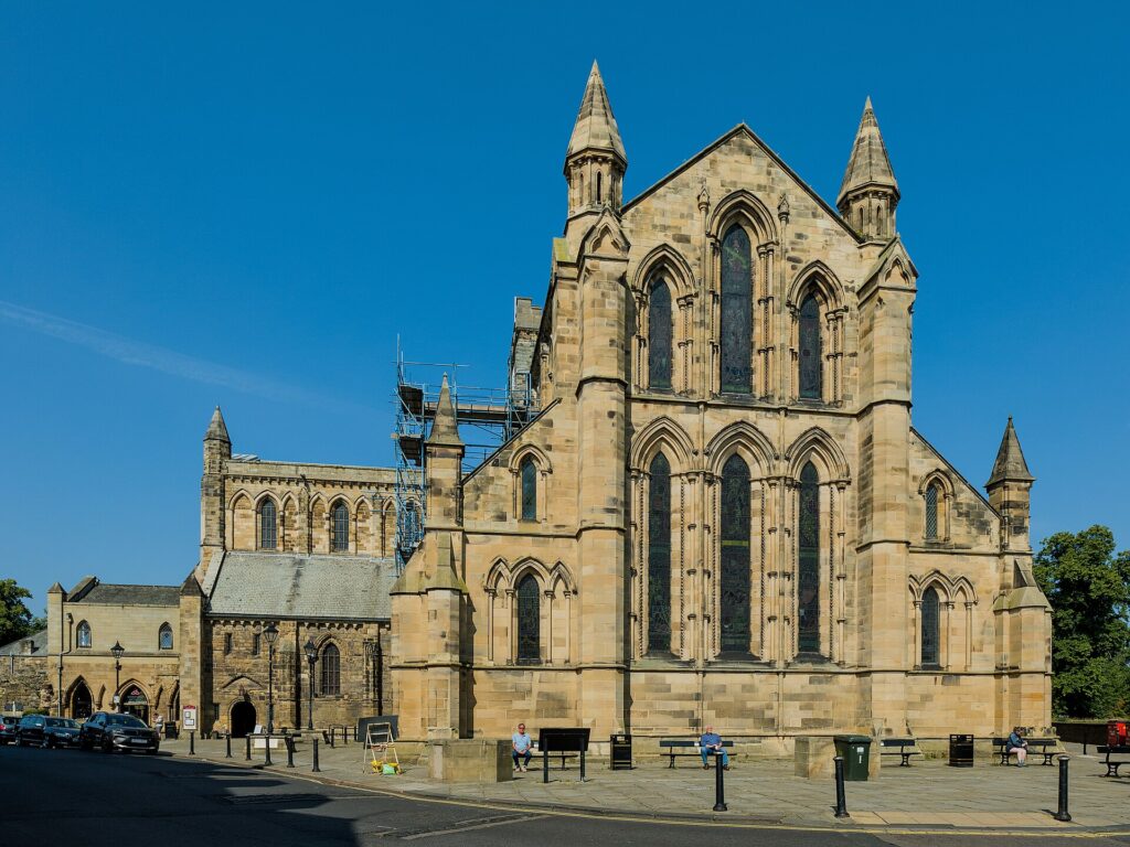 Hexham Abbey, in the Northumberland town where Joanna and Jacqueline Pollock died